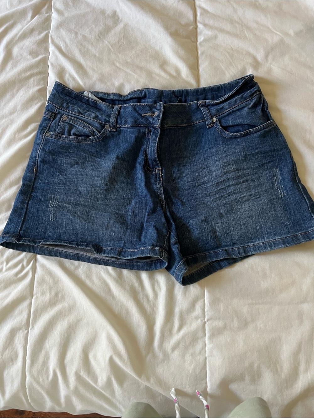 Dark Blue Denim Women’s Shorts